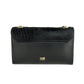 Black Calfskin Women Crossbody Bag