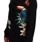 Elegant Embroidered Wool-Silk Cardigan