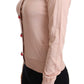 Elegant Silk Pink Cardigan