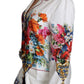 Elegant Floral Silk Pajama Lounge Shirt