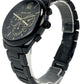 MK7110 Janelle Black Gold Stainless Steel Chronograph Wrist Watch