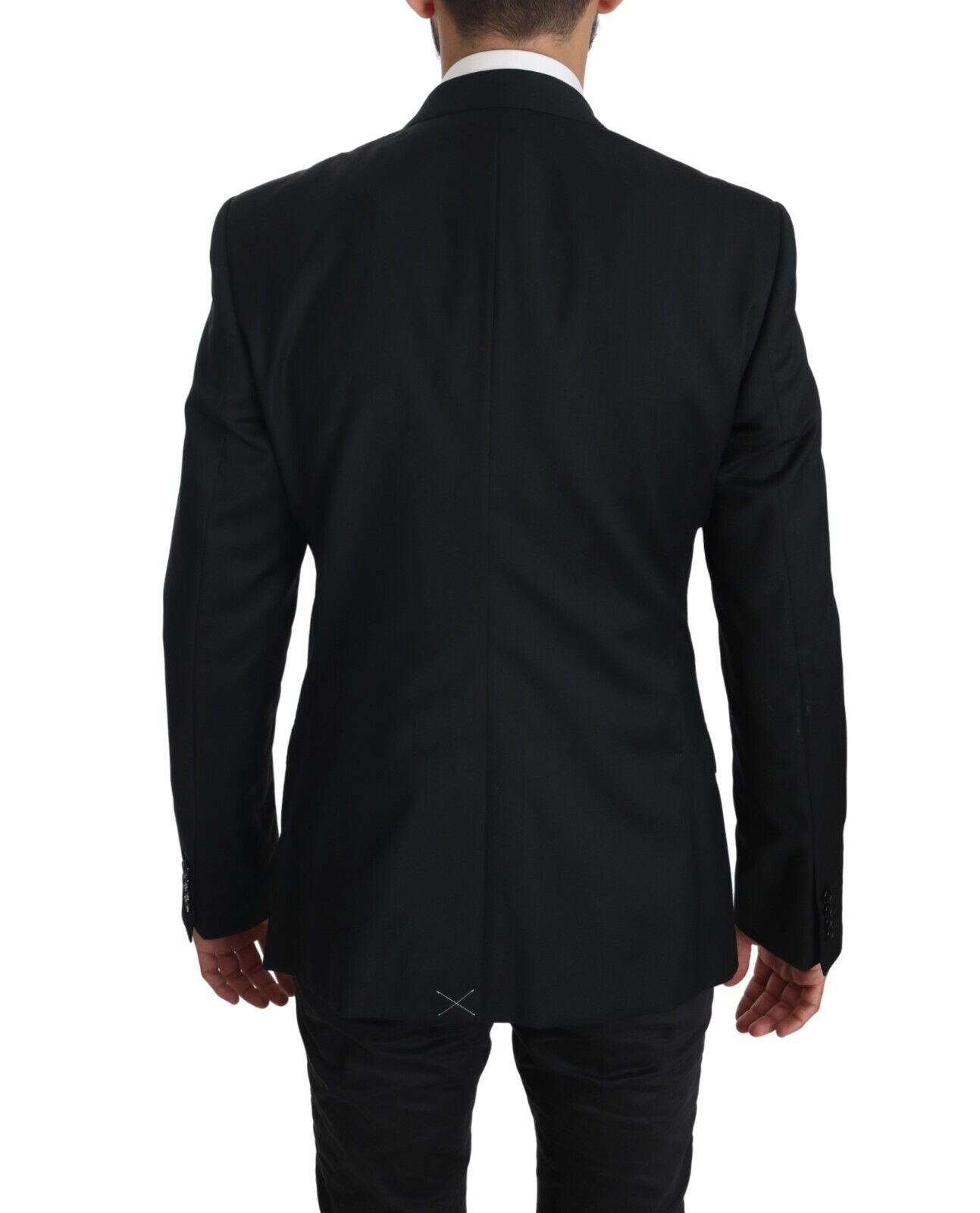 Elegant Black Martini Single Breasted Blazer