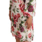 Elegant Floral Lace Crew Neck Dress