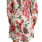 Elegant Floral Lace Crew Neck Dress