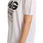 Sequined Logo Print Cotton Tee