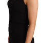 Elegant Black Square Neck Tee