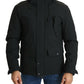Elegant Hooded Windbreaker Jacket