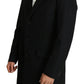 Elegant Single-Breasted Wool Long Coat