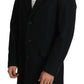 Elegant Single-Breasted Wool Long Coat