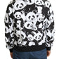 Exquisite Panda Print Bomber Jacket