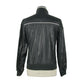 Elegant Black Bomber Jacket for Men