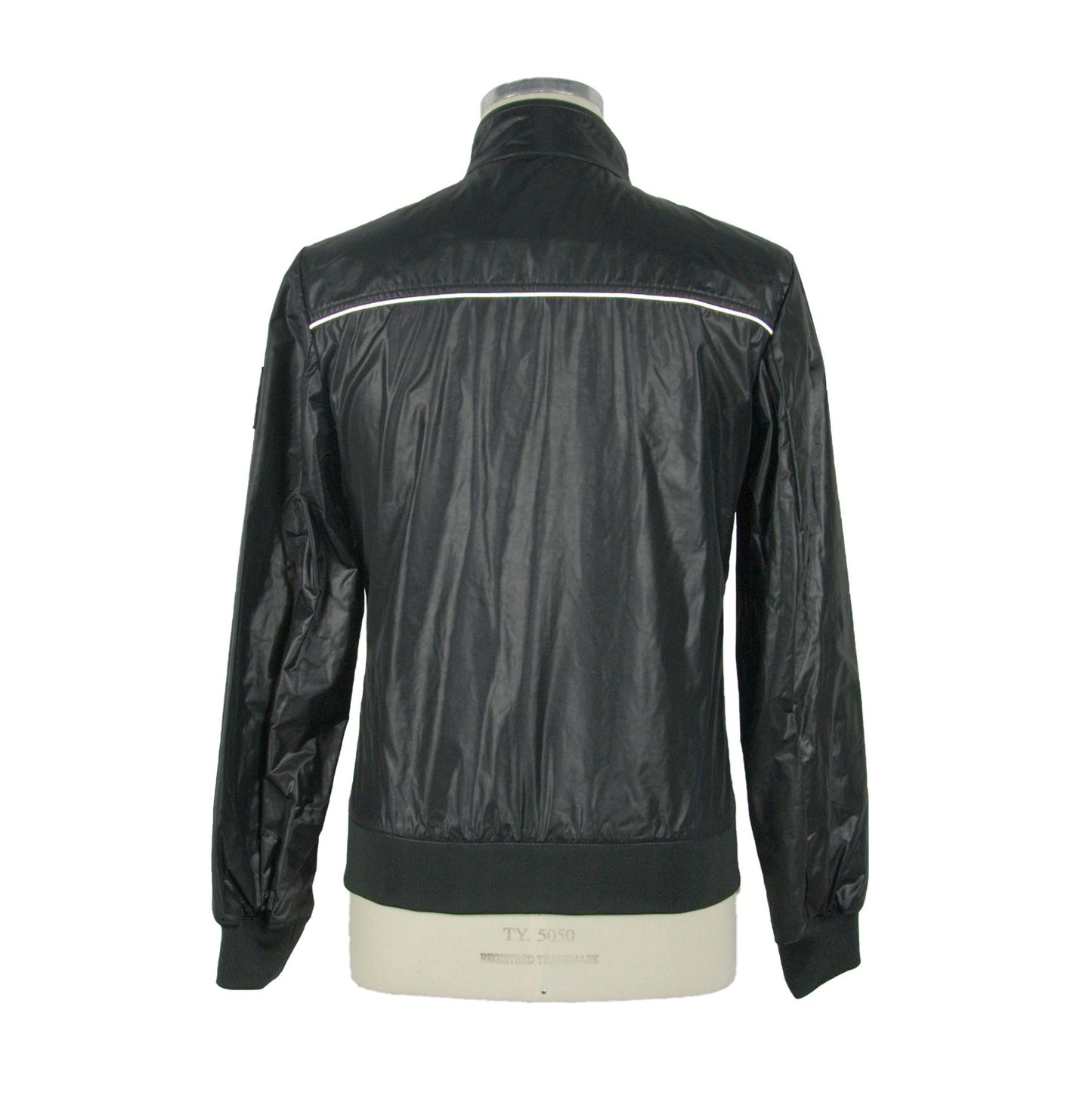Elegant Black Bomber Jacket for Men