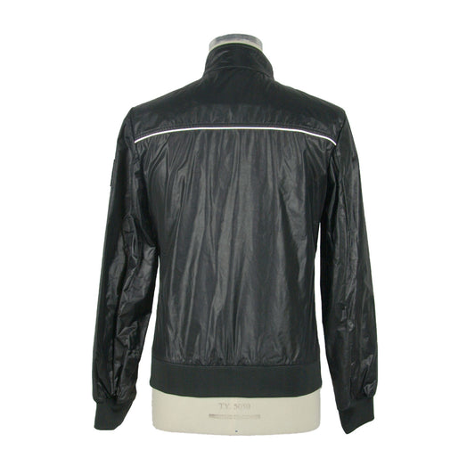 Elegant Black Bomber Jacket for Men