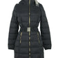 Black Polyamide Women Coat