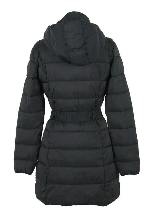 Black Polyamide Women Coat