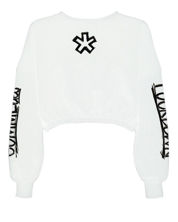 White Cotton Women Sweater