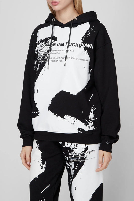Black Cotton Women Sweater