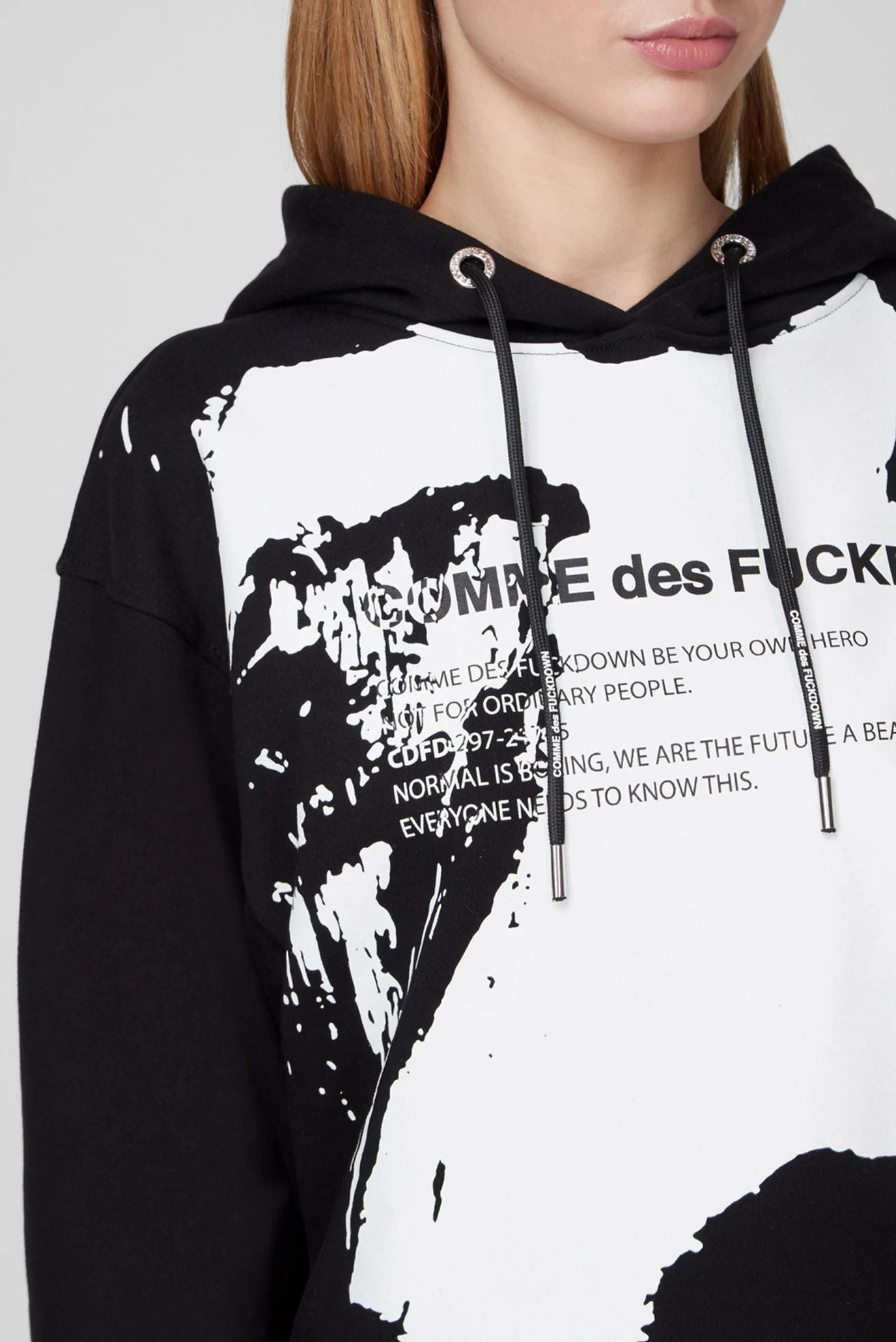 Black Cotton Women Sweater