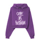 Purple Cotton Women Sweater