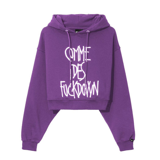 Purple Cotton Women Sweater