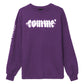 Purple Cotton Women Sweater