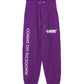Purple Cotton Women Sweatpant