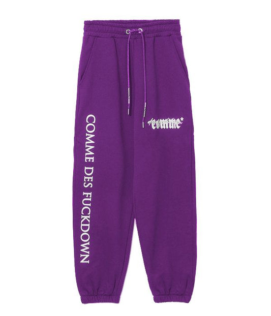 Purple Cotton Women Sweatpant