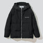 Sleek Hooded Streetwear Jacket with Logo Detail