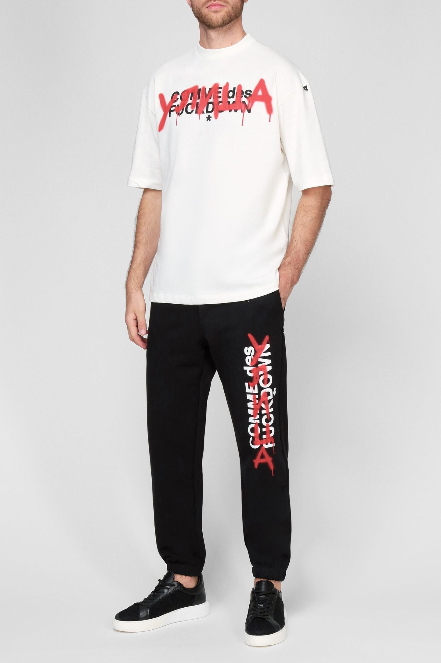 White Cotton Men's T-Shirt