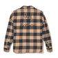 Tartan Pattern Chic Shirt in Brown and Black