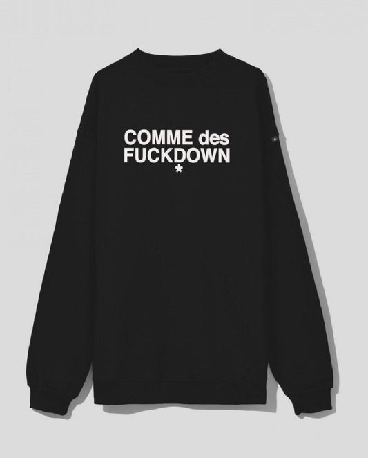 Black Cotton Men Sweater