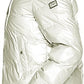 Chic White Down Jacket with Removable Hood