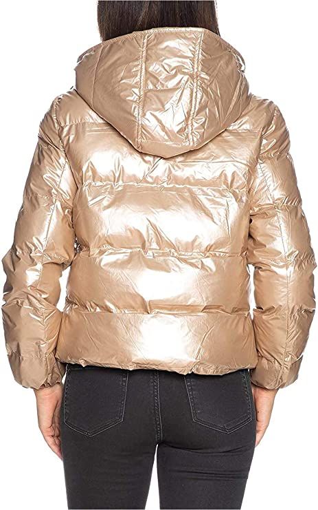 Beige Nylon Women Jacket