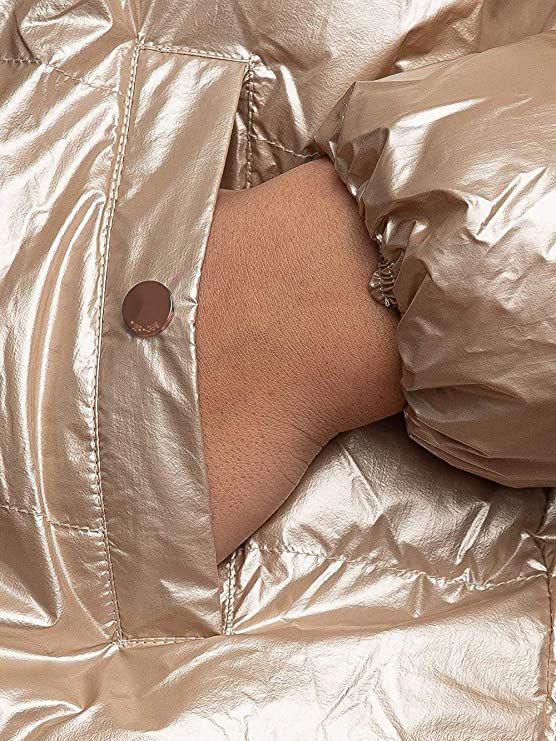 Beige Nylon Women Jacket