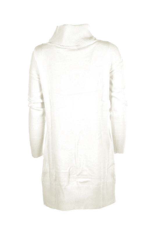 White Acrylic Women Dress