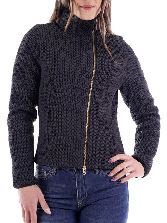 Black Nylon Women Jacket