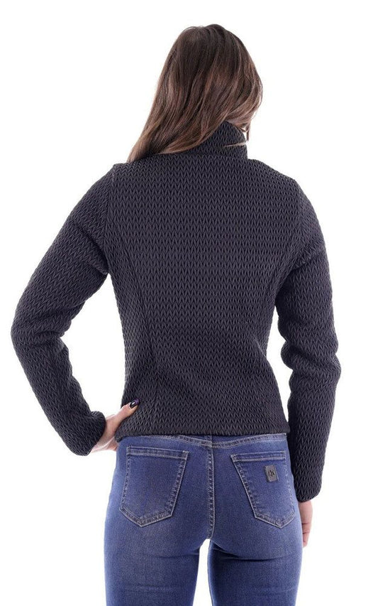 Black Nylon Women Jacket