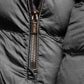 Chic Gray Down Jacket with Hood