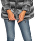 Chic Gray Down Jacket with Hood