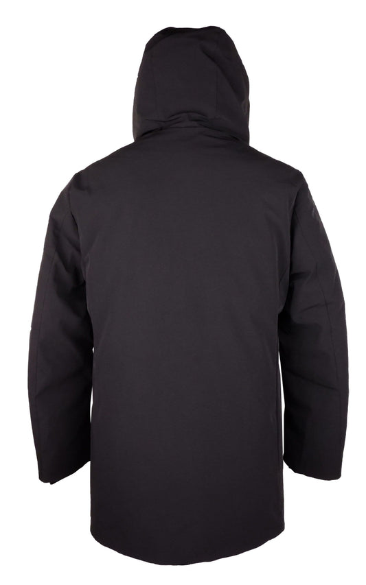 Black Nylon Men Jacket