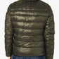 Chic Quilted Green Down Jacket with Hood