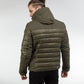 Green Polyamide Men Jacket