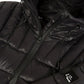 Black Polyester Men Jacket