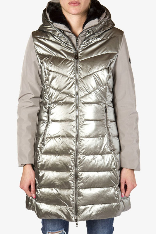 Gray Polyamide Women Jacket