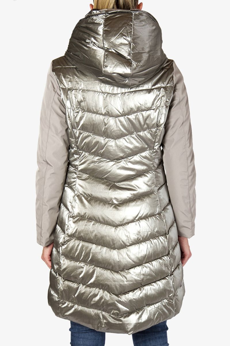 Gray Polyamide Women Jacket
