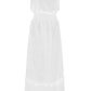 White Cotton Women Dress