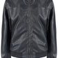 Black Polyurethane Men Jacket