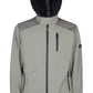 Gray Nylon Men Jacket
