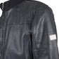 Black Polyurethane Men Jacket