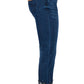 Blue Cotton Women Jeans